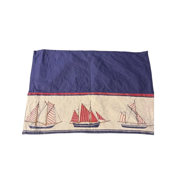 Park Designs Set of 5 Placemats Sailboats Nautical Navy Blue 18.5" x 12.5" - Picture 2 of 5